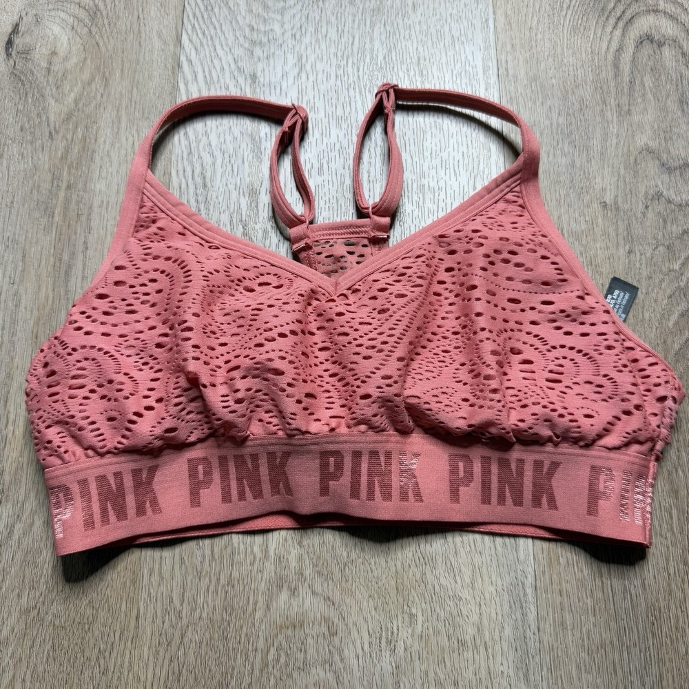 VICTORIAS SECRET PINK SPORT amber medium support size XS